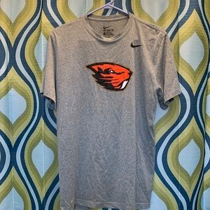 Oregon State Nike gray shirt sleeve T-shirt. Worn once, 20.5 inches armpit